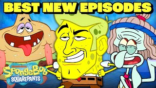 SpongeBobs Best Moments from NEW Episodes  60 Minute Compilation  SpongeBob [upl. by Einra]