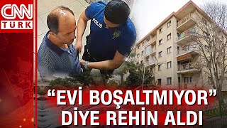 Ev sahibi evden çıkmayan kiracıyı silahla rehin aldı [upl. by Henryson]