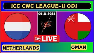 Oman vs Netherlands Match 45 ICC CWC League Live Cricket Score [upl. by Grace]