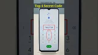 Top 4 Secret Code Phone Dialer📞😱shorts smartphone tech youtubeshorts [upl. by Amaleta]