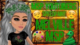 Melville MSP  MSP YouTubers Speedpaint ♥ JennySpeedPaints ♥ [upl. by Yusem]