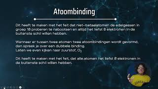 Scheikunde Havo 4 Hoofdstuk 2§1 Atoombindingen [upl. by Alyehc]