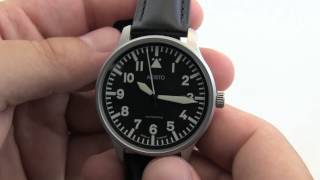 Aristo German Flieger ETA Automatic Pilot Watch 3H114 [upl. by Atima]