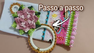 🚨Porta Pano de prato Passo a posso completo cozinhacriativa [upl. by Annorah614]