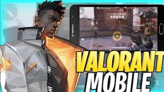 VALORANT MOBILE FIRST ALPHA BETA TESTING GAMEPLAY MAX GRAPHICS [upl. by Ellerahc]