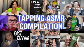 ASMR TAPPING ASMR Compilation100 tingles [upl. by Eiramllij]