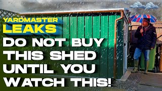 I BOUGHT THE LEAKIEST SHED IN THE WORLD  DONT BUY A SHED UNTIL YOU WATCH THIS  YARDMASTER SHED [upl. by Eelarat780]