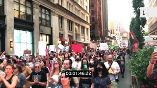 New York 2020s Pro Abortion Protests After Dobbs Decision Roe Vs Wade [upl. by Giltzow563]