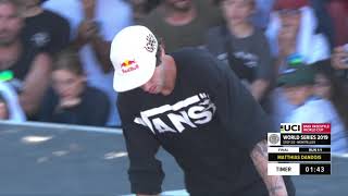 Matthias Dandois  2nd place  UCI BMX Flatland World Cup Final  FISE Montpellier 2019 [upl. by Aissila]