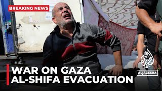 Gaza hospitals director rejects Israeli statement on alShifa evacuation [upl. by Ednyl]