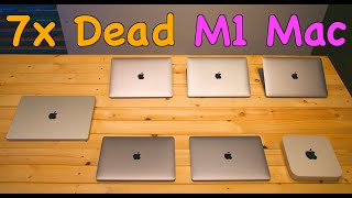 7x Dead M1 Mac  Logic Board Repair [upl. by Oap410]