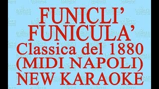 Funiculì Funiculà  Midi Napoli  New Karaoke  Antologia della canzone napoletana [upl. by Sophia115]