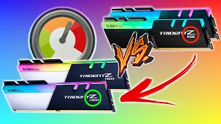 GSkill TridentZ RGB vs GSkill TridentZ NEO  Performance Comparison [upl. by Cosetta]