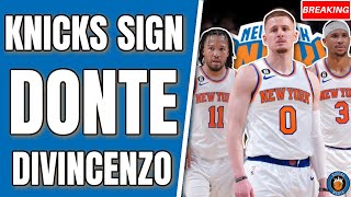 New York Knicks SIGN Donte DiVincenzo 4 Years 50M  🔥 [upl. by Fogel47]