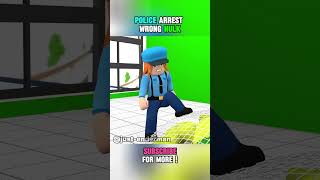 Hulk escapes from prison and Caught the thief 🙂  roblox hulk animation [upl. by Leonsis]