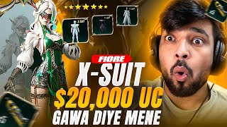 I Lost 20000 UC in FLore X SUIT😭 Kuch Bhi Nahi Mila🤬 [upl. by Jonah]