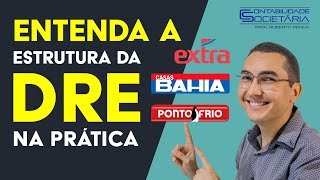 Qual é a Estrutura da DRE na Prática Demonstração Contábil Publicada [upl. by Beverlie]