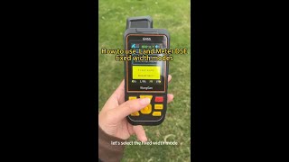 Test the fixed width measurement mode of land meter d5e [upl. by Yoong]