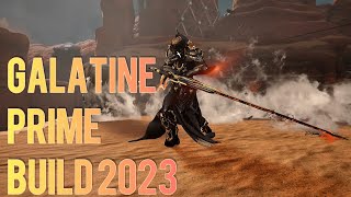 Warframe Galatine Prime Build 2023 3 forma INSANE DAMAGE [upl. by Flemming427]