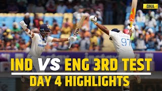 IND vs ENG 3rd Test Day 4 Highlights Jaiswal Jadeja Shine As India Beat England By 434 Runs [upl. by Morissa]