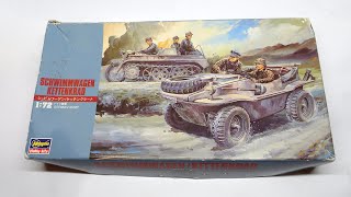 Hasegawa 31113 Schwimmwagen amp Kettenkrad 172 Unboxing [upl. by Mal636]