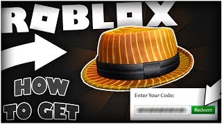 PROMO CODE How to get the Firestripe Fedora ROBLOX [upl. by Cloe]