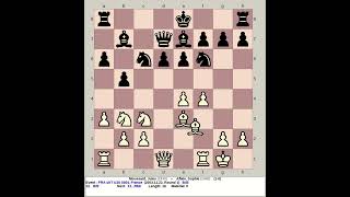 Moussard Jules vs Aflalo Sophie  France Chess U20 0304 2003 [upl. by Gee416]