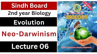 neo darwinism  evolution  class 12 biology Sindh board new book [upl. by Cogen]