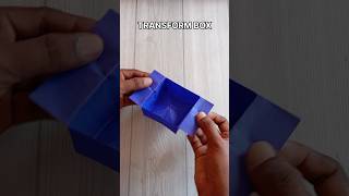 TRANSFORM BOX ORIGAMI TUTORIAL STEP BY STEP FOLDING ARTWORK CRAFT [upl. by Corene]