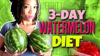 3Day Watermelon Diet Weight Loss Results Challenge 322 [upl. by Leelah]