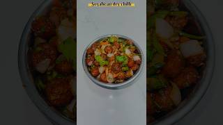 Soyabean dry chilli soyabeanchilli foodcooking shortvideoyoutubeyoutubeshortsshortsvideo [upl. by Christi]