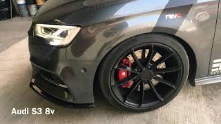 Audi S3 Revo Stage II Overrun [upl. by Lattonia]