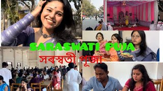 SARASWATI PUJA CELEBRATION IN TEZPUR MEDICAL COLLEGE AND HOSPITAL TMCH [upl. by Rahcir]