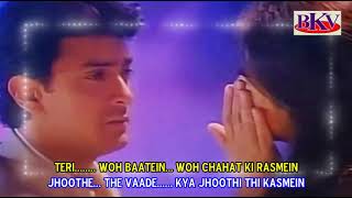 Chaha Hai Tujhko  KARAOKE  Mann 1999  Aamir Khan amp Manisha Koirola [upl. by Say82]