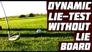 Dynamic Lie Test  Golf Club Fitting [upl. by Olgnaed875]