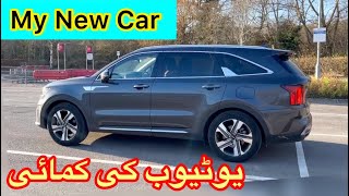 My New Car KIA Sorento 2023  YouTube income and My Car [upl. by Nalorac]