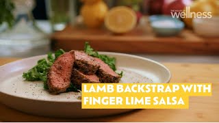 Zoe’s lemon lamb backstrap with finger lime salsa [upl. by Swift]