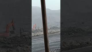 Opencast coal mines Telangana India sccl coalindustry klp excavator coalmines [upl. by Abih783]