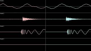 Supersaw Club  Night alone ablum version Stereo Oscilloscope view [upl. by Aicina847]