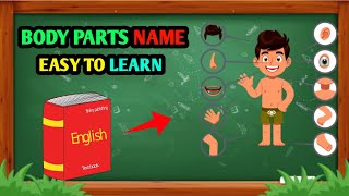 BODY PARTS NAME  50 MEANINGS PART 1  EASY TO LEARN [upl. by Merilee]