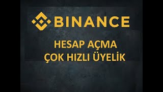 Binance Nasıl Üye Olunur  Hesap Açma 2020 [upl. by Auqinal]