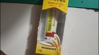 Aziderm 15  gel Aziderm 15 gel uses aziderm 15 gel price aziderm 15 gel for pimple aziderm 15 gel [upl. by Roderick]