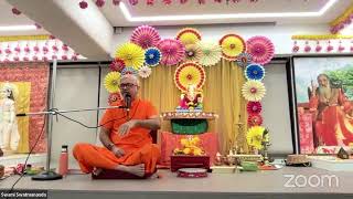 Ganesh Chaturthi  Day 1  Sthapana Pooja amp Satsang  Talk on Ganesh Pancharatnam Verse 1 [upl. by Asaeret]