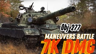 Obj 277 7k DMG  Maneuvers  world of tanks [upl. by Ellirpa]