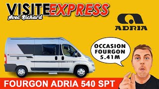 FOURGON ADRIA 540 SPT  2019  OCCASION [upl. by Sirob]