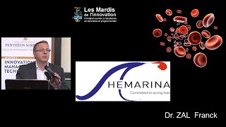 Dr Franck Zal HEMARINA le sang des vers marins au service des transplantations [upl. by Kartis]