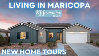 Living in Maricopa New Homes K Hovnanian  Living in Arizona  Home Tours [upl. by Ley676]