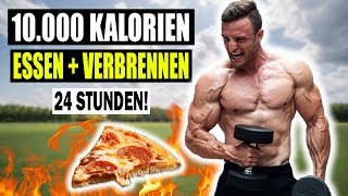 10000 Kalorien Essen  Verbrennen in 24 Stunden  Schaffe ich es [upl. by Savory]