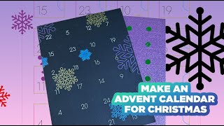 Make an advent calendar using your Cricut machine [upl. by Ifen]