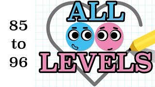 Love Balls  Levels 85  96  3 Stars Walkthrough [upl. by Acimat]